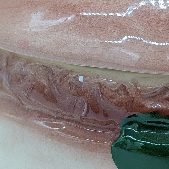 Vintage Two DeForest Condiment Jars Relish And Mustard Small Chip Crazing - Picture 9 of 13